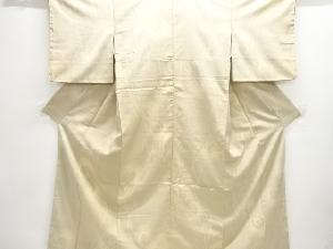 蝶模様織り出し本塩沢100亀甲着物